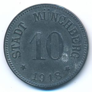 , 10 пфеннигов, 1918