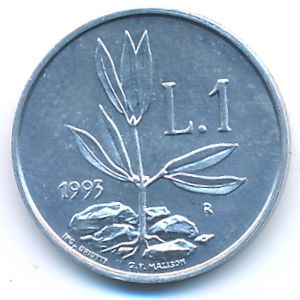 Сан-Марино, 1 лира (1993 г.)