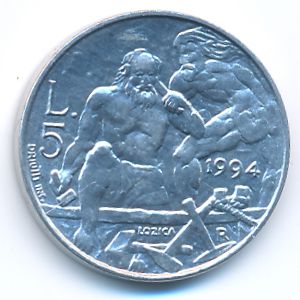 San Marino, 5 lire, 1994