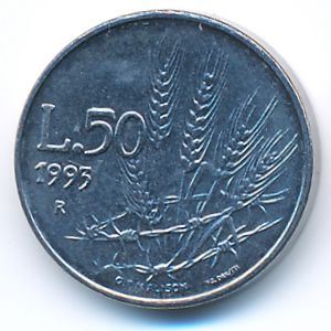 San Marino, 50 lire, 1993