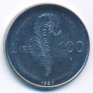 Сан-Марино, 100 лир (1987 г.)