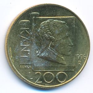 Сан-Марино, 200 лир (1996 г.)
