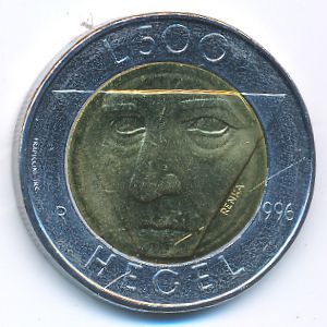 Сан-Марино, 500 лир (1996 г.)