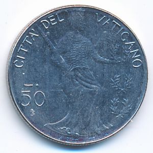 Ватикан, 50 лир (1979 г.)