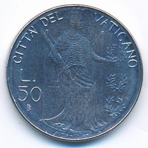 Ватикан, 50 лир (1979 г.)