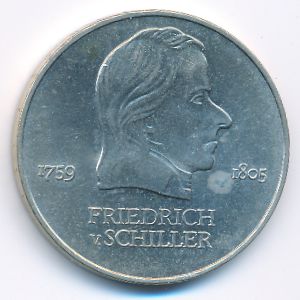 German Democratic Republic, 20 mark, 1972