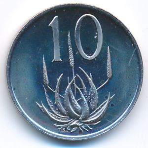 ЮАР, 10 центов (1984 г.)