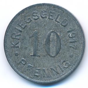 Мюнстер., 10 пфеннигов (1917 г.)