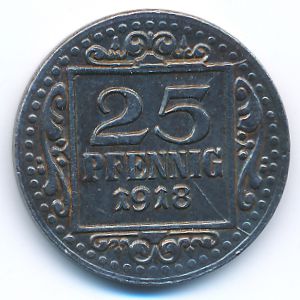 Мюнстер., 25 пфеннигов (1918 г.)