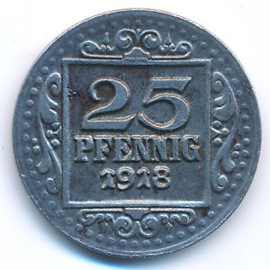 Мюнстер., 25 пфеннигов (1918 г.)