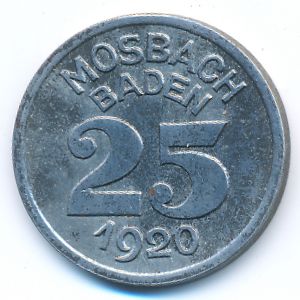 , 25 пфеннигов, 1920