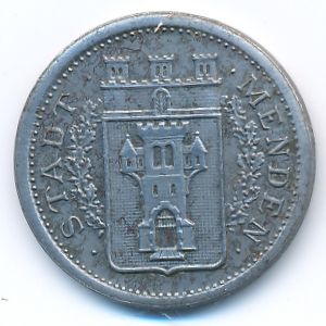 Menden, 50 пфеннигов, 1917