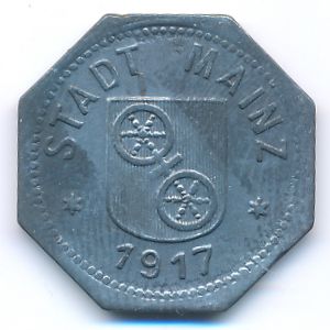 Mainz, 10 пфеннигов, 1917