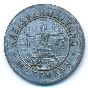 Mettmann, 5 пфеннигов, 1917