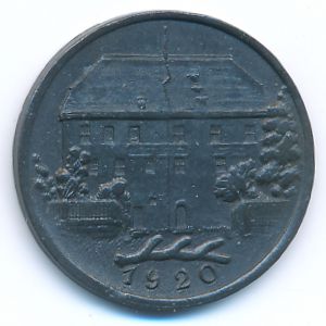 Мюнзинген., 10 пфеннигов (1920 г.)