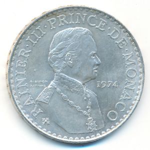 Монако, 50 франков (1974 г.)