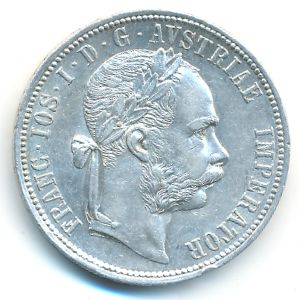 Австрия, 1 флорин (1889 г.)