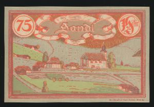 Нотгельды Австрии, 75 геллеров (1920 г.)