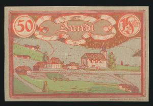 Нотгельды Австрии, 50 геллеров (1920 г.)