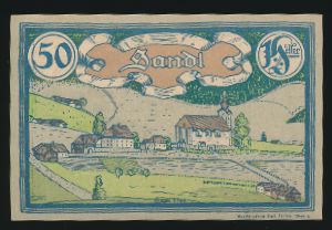 Нотгельды Австрии, 50 геллеров (1920 г.)