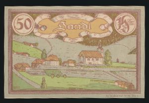 Нотгельды Австрии, 50 геллеров (1920 г.)
