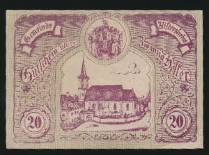Нотгельды Австрии, 20 геллеров (1920 г.)