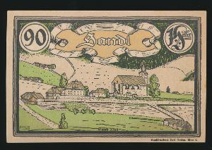 Нотгельды Австрии, 90 геллеров (1920 г.)