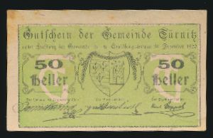 Нотгельды Австрии, 50 геллеров (1920 г.)
