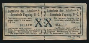 Нотгельды Австрии, 10+10 геллеров (1920 г.)