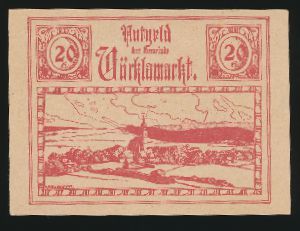Нотгельды Австрии, 20 геллеров (1920 г.)