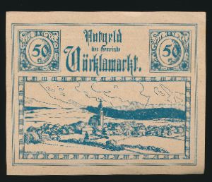 Нотгельды Австрии, 50 геллеров (1920 г.)