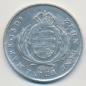 Саксония, 1 талер (1809 г.)