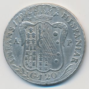 Неаполь, 120 гран (1798 г.)