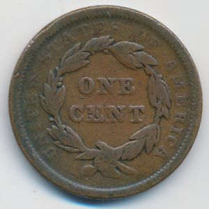 США, 1 цент (1842 г.)