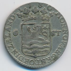 Зеландия, 6 стиверов (1780 г.)