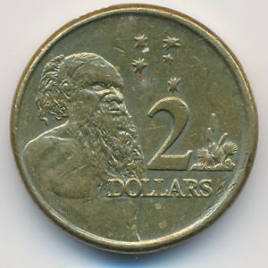 Австралия, 2 доллара (2001 г.)