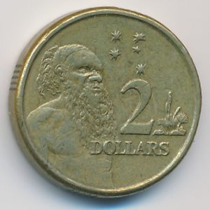 Австралия, 2 доллара (2008 г.)