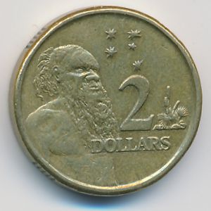 Австралия, 2 доллара (2008 г.)