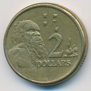 Австралия, 2 доллара (2010 г.)