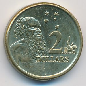 Австралия, 2 доллара (2016 г.)
