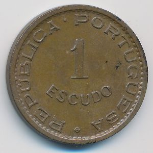 Тимор, 1 эскудо (1970 г.)