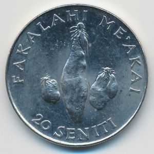 Тонга, 20 сенити (2002 г.)