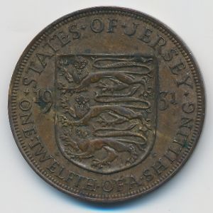 Джерси, 1/12 шиллинга (1931 г.)