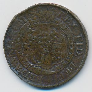 Великобритания, 1/2 кроны (1820 г.)