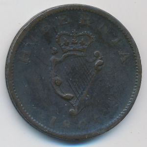 Ирландия, 1/2 пенни (1805 г.)