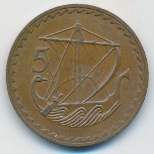 Кипр, 5 мил (1978 г.)
