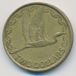 Новая Зеландия, 2 доллара (1991 г.)