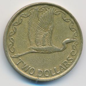 Новая Зеландия, 2 доллара (1991 г.)