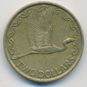 Новая Зеландия, 2 доллара (1991 г.)