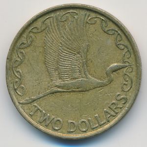 Новая Зеландия, 2 доллара (1991 г.)